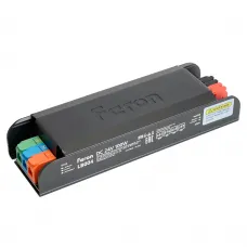 Трансформатор электронный для светодиодной ленты с плавным пуском и диммированием 100W 24V IP20, клипсы, LB004